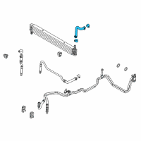 OEM 2014 Lincoln Navigator Upper Pressure Tube Diagram - 9L3Z-7C410-B