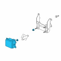 OEM 2010 Acura RL Radar Sub-Assembly Diagram - 36802-SJA-A03