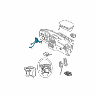OEM Oldsmobile Silhouette Coil Kit, Inflator Restraint Steering Wheel Module Diagram - 26096193