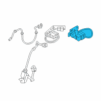 OEM Infiniti FX37 Sensor Assy-Gravity Diagram - 98805-1CF3A