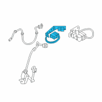 OEM 2009 Infiniti FX35 Sensor Assy-Gravity Diagram - 98805-1CF1B