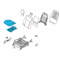 OEM 2016 Hyundai Elantra Cushion Assembly-Front Seat, Passenger Diagram - 88200-3X112-MSH