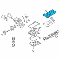 OEM 2014 BMW 550i GT xDrive Cylinder Head Cover Diagram - 11-12-7-636-759