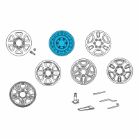 OEM 1996 Toyota 4Runner Wheel, Spare Diagram - 42601-04130