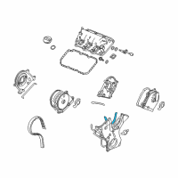 OEM Acura Gasket B, Timing Belt Cover (Lower) Diagram - 11814-P8A-A00
