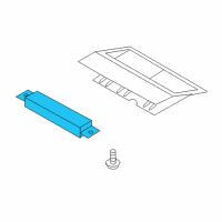 OEM Infiniti Lamp Assembly-Stop, High Mounting Diagram - 26590-AC50A