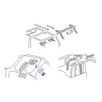 OEM 2007 Jeep Wrangler Lamp-Dome Diagram - 5KQ79XDVAC