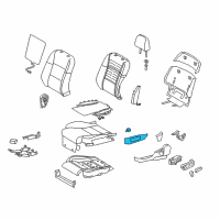 OEM 2014 Lexus GS350 Shield, Power Adjust Diagram - 71894-30030-C0