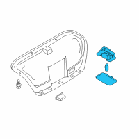 OEM 2018 Infiniti Q70 Lamp Assembly Step Diagram - 26420-4AM0A