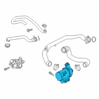 OEM 2013 BMW ActiveHybrid 5 COOLANT PUMP, ELECTRIC Diagram - 11-51-5-A05-704
