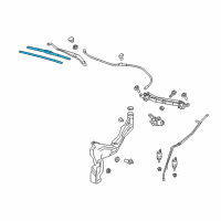 OEM 2020 Cadillac CT6 Front Blade Diagram - 84574892