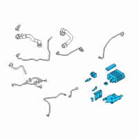 OEM 2018 Ford EcoSport Vapor Canister Diagram - GN1Z-9D653-B