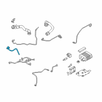 OEM 2019 Ford EcoSport Connector Tube Diagram - GN1Z-9D661-A