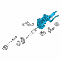 OEM 2017 Cadillac XTS Steering Column Diagram - 84689778