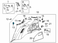 OEM 2021 Chevrolet Suburban Seat Switch Diagram - 84721606