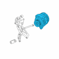 OEM Pontiac Sunfire Generator Asm, Remanufacture Cs130 Diagram - 10463605