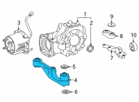 OEM Lexus SUPPORT ASSY, FR DIF Diagram - 52380-78010