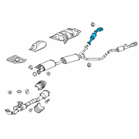 OEM 2022 Honda Passport TAIL COMP, EXH (R Diagram - 18330-TGS-A11