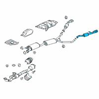 OEM 2022 Honda Passport TAIL COMP, EXH L) Diagram - 18340-TGS-A11