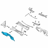 OEM Lincoln Dash Panel Diagram - FL3Z-1501610-A