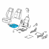 OEM Chevrolet Cobalt Pad-Driver Seat Cushion Diagram - 15289208