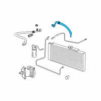 OEM 2007 Dodge Ram 3500 LINE-A/C SUCTION Diagram - 55057014AC