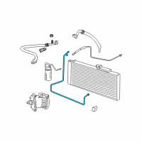 OEM 2009 Dodge Ram 2500 Line-A/C Liquid Diagram - 55057084AA