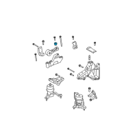 OEM Lexus ES350 Damper, Engine Mounting Diagram - 12351-31010