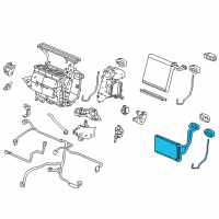 OEM 2013 Honda Accord Set, Core Heater S Diagram - 79115-T0G-A01