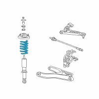 OEM 2005 Lincoln Aviator Coil Spring Diagram - 2C5Z-5560-AA