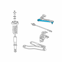 OEM 2004 Lincoln Aviator Upper Control Arm Diagram - 1L2Z-5500-AC