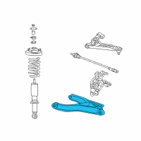 OEM 2005 Mercury Mountaineer Lower Control Arm Diagram - 5L2Z-5A649-A