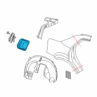 OEM 2019 Chrysler 300 Fuel Filler Diagram - 68037709AG