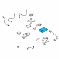 OEM 2001 Infiniti I30 CANISTER Assembly-EVAPORATION Diagram - 14950-4L60A