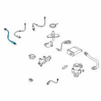 OEM 2000 Nissan Maxima Heated Oxygen Sensor Diagram - 22690-2Y921