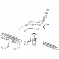 OEM 2014 Cadillac Escalade Strap Diagram - 15217509