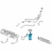 OEM 2009 Cadillac Escalade ESV Module Diagram - 19368772
