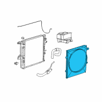 OEM 2000 Ford Ranger Shroud Diagram - F87Z-8146-AC