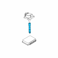 OEM 2000 BMW Z3 Spark Plug Socket Diagram - 12-13-1-730-412