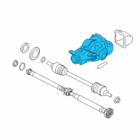 OEM BMW X4 Rear Differential Diagram - 33-10-7-592-008