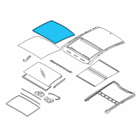 OEM 2011 Kia Optima WEATHERSTRIP-PANORAMAROOF Diagram - 816192T000