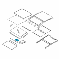 OEM 2013 Kia Optima Motor Assembly-Sunroof Diagram - 816712T000