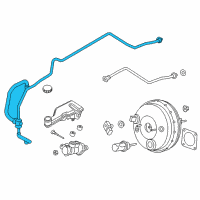 OEM 2020 Lincoln MKZ Vacuum Tube Diagram - DG9Z-9C490-H