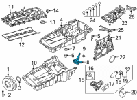 OEM BMW 840i OIL LEVELLING SENSOR Diagram - 12-61-5-A14-C01