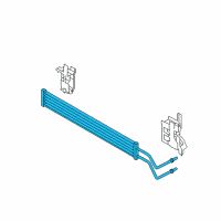 OEM BMW 750Li xDrive Power Steering Oil Cooler Diagram - 17-11-7-576-825