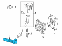 OEM Chevrolet Spark Crankshaft Sensor Diagram - 12662533