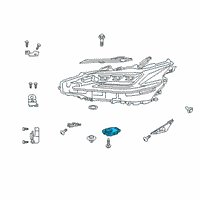 OEM 2022 Lexus ES250 Computer Sub-Assembly, H Diagram - 81056-33F60