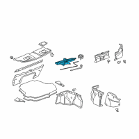 OEM Toyota Jack Diagram - 09111-22060