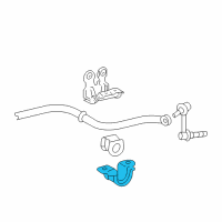 OEM 2018 Lexus IS350 Bracket, STABILIZER Diagram - 48824-30150