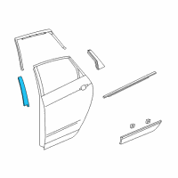 OEM 2011 Cadillac SRX Applique Diagram - 20932874